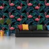 3D Wallpaper Animals Flamingo