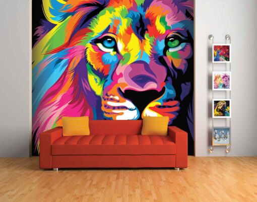 3D Wallpaper Animals Lion