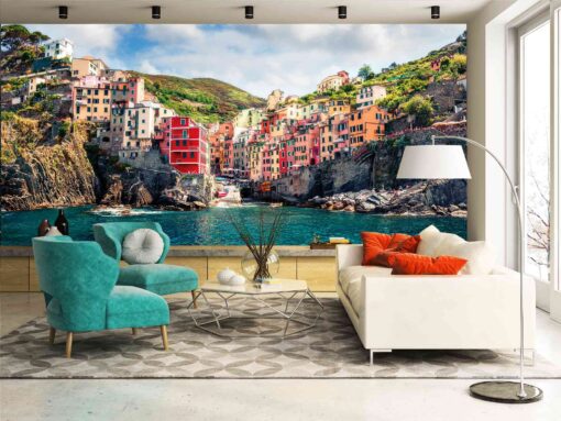 3D Wallpaper Landmarks Cinque Terre Italy