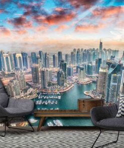 3D Wallpaper Landmarks Dubai UAE Towers