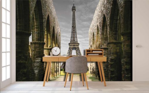 3D Wallpaper Landmarks Eiffel Tower Paris France
