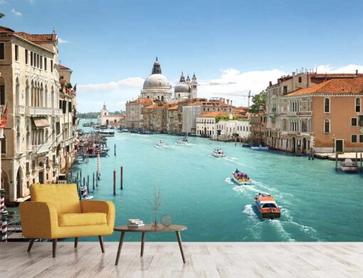 3D Wallpaper Landmarks Grand Canal Italy
