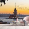 3D Wallpaper Landmarks Maiden's Tower Istanbul Turkey