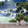 3D Wallpaper Nature Waterfall China Vietnam