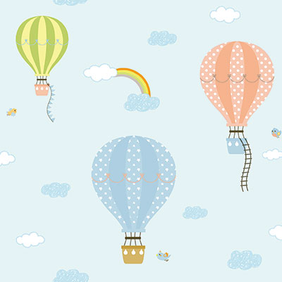 Kids Wallpaper Hot Air Balloons