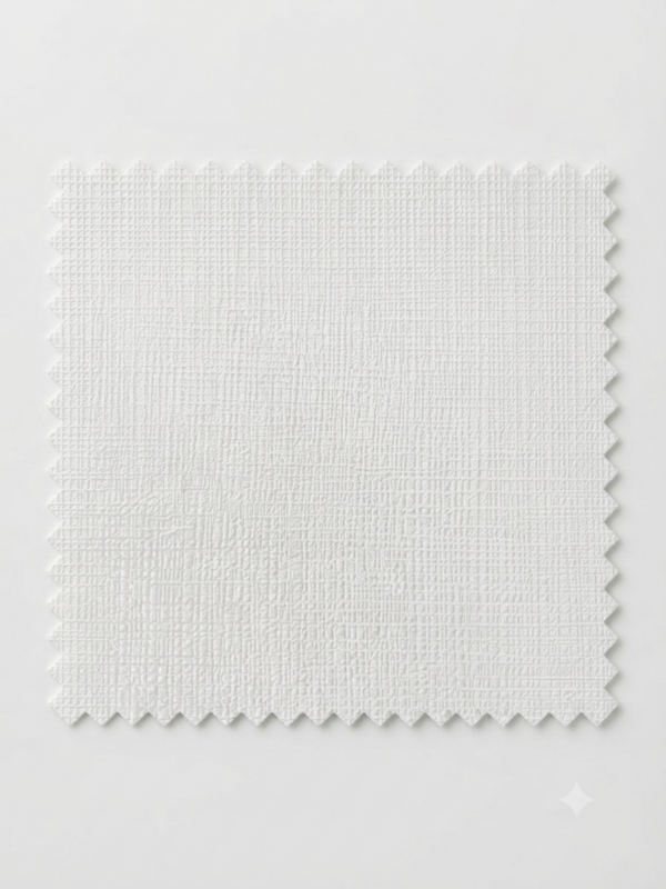 Canvas texture custom wallpaper with a smooth matte fine-woven finish