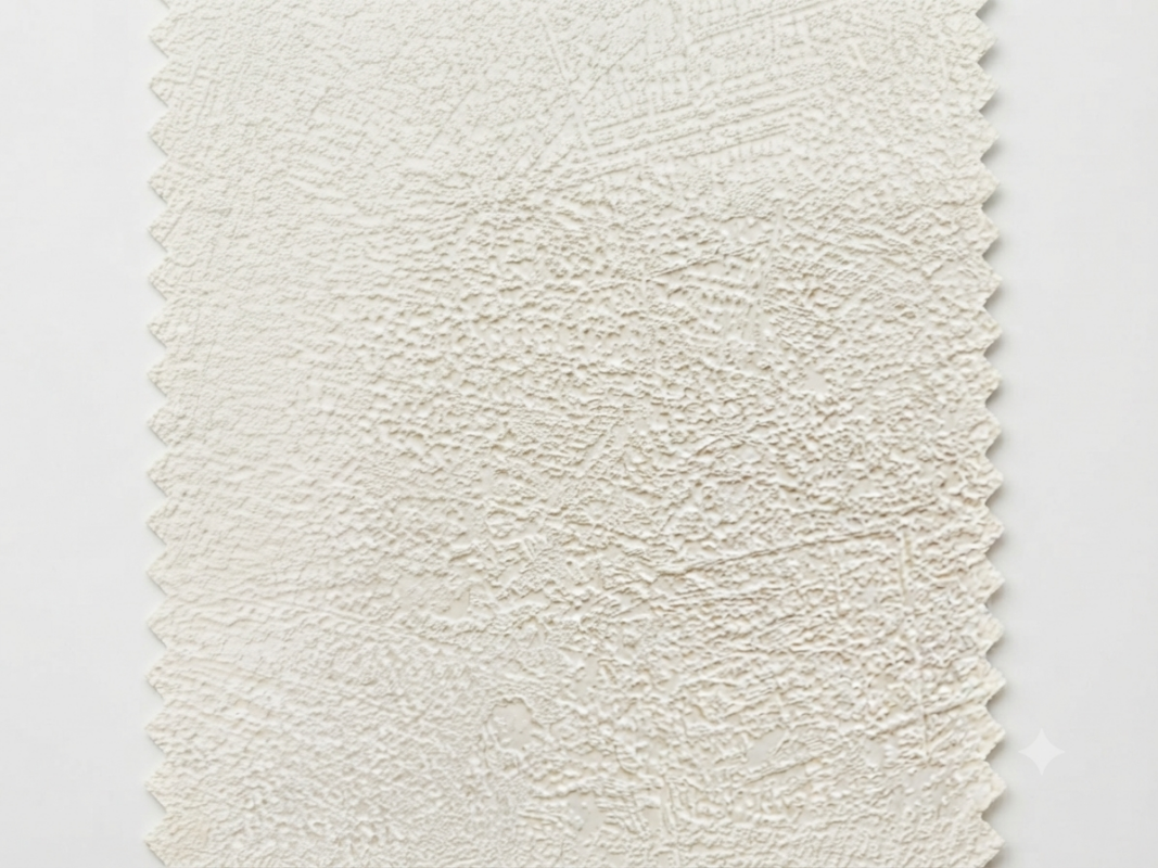 Stucco texture custom wallpaper with a plaster-like architectural finish