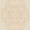 Boutique BT2006 Stitched Medallion wallpaper in gold & beige swatch
