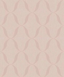 Boutique BT3101 Curved Trellis wallpaper in blush pink swatch
