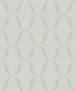 Boutique BT3104 Curved Trellis wallpaper in pale grey swatch