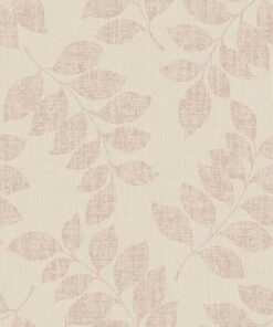 Boutique BT3302 Leaf Trail wallpaper in dusty pink swatch