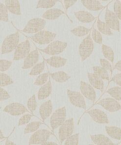Boutique BT3304 Leaf Trail wallpaper in beige swatch