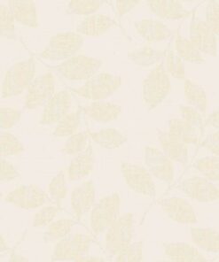 Boutique BT3307 Leaf Trail wallpaper in ivory tone-on-tone swatch