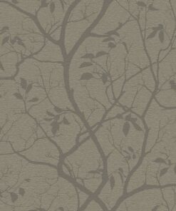 Gold A10114 Marino wallpaper in chocolate & taupe swatch