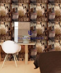 Ideco Home POB-34-01-5 5Th Avenue wallpaper in photographic swatch