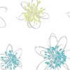 Intuition IN2001 Abstract Flowers wallpaper in lime swatch