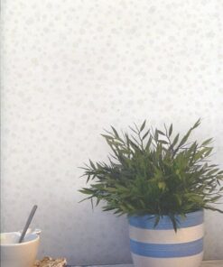 Intuition IN3012 Speckle / Dots wallpaper in white & silver swatch