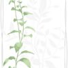 Intuition IN3201 Climbing Leaves wallpaper in green & white swatch