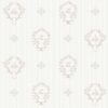 Jack 'n Rose LL-08-02-6 Stag Head On Pinstripe wallpaper in taupe & beige swatch