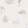 Jack 'n Rose LL-12-02-9 Surf Badges wallpaper in grey & multi swatch